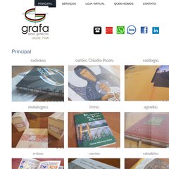 Página inicial do Grafa