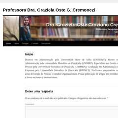 Professora Dra. Graziela Oste G. Cremonezi