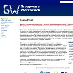 groupwareworkbench.org.br Groupware Workbench, Descrição do Projeto, Histórico