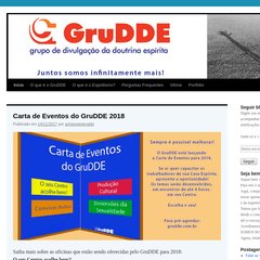GruDDE | Grupo de Divulgação da Doutrina Espírita