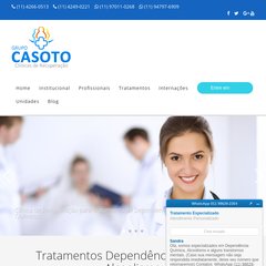 grupocasoto.com.br INSTITUCIONAL, TRATAMENTOS, Depend&ecirc;ncia Quimica