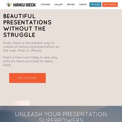 Presentation Software that Inspires | Haiku Deck