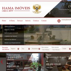Hama Im&oacute;veis - Santos/SP - Consultoria Imobil&aacute;ria