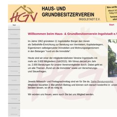 Www Hgving De Haus Und Grundbesitzerverein Ingolstadt