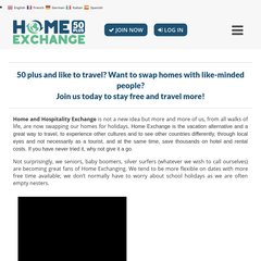 Home Exchange 50plus - Home Swap Exclusively for Seniors
