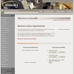Alquiler temporario Buenos Aires Furnished apartments Buenos Aires HomesBA.com