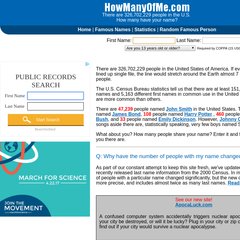 www.Howmanyofme.com - How Many of Me