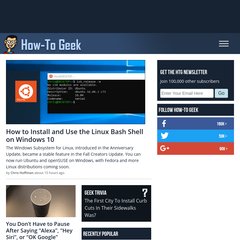 www.Howtogeek.com - How-To Geek - For Geeks
