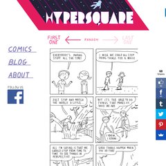 Hypersquare | Webcomics series by Igor Machado. Presented by The Scole
