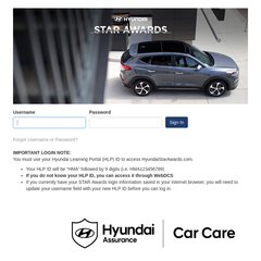 www.Hyundaistarawards.com - Hyundai STAR Awards Login