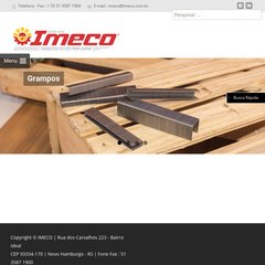 Imeco - Produtos feitos para durar - Grampeadores, Pinadores, Pregadores, Grampos,