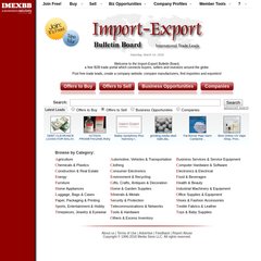 Import - Export Bulletin Board | B2B Trade Leads