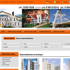 Imoveis Vogel - Compra - Vende - Aluga - Administra - Brusque - SC