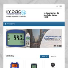 Instrumento de Medição Impac automação controle Rs-485