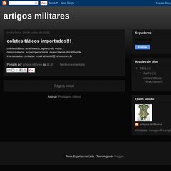  Início, Postagens (Atom), ▼ , ▼ 