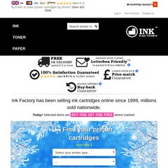 Ink Cartridges | Printer Ink Cartridges | Ink Factory UK