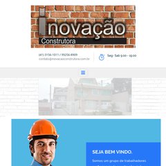 Inovação Construtora Projetos e Obras - site WordPress