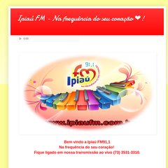 .:: Ipiaú FM&nbsp; 91,1&nbsp;&nbsp; - Seja Bem Vindo ao nosso Site!