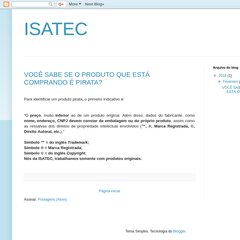 ISATEC - Pesquisa, desenvolvimento e análises químicas Ltda.