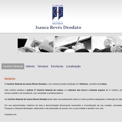 isauradeodatonotaria.pt Cartório Notarial de Telheiras de Isaura Revés Deodato, Notários, Lisboa