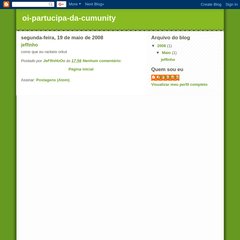  Postagens (Atom), ▼ , ▼ , Maio