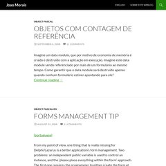 :: joaomorais.com.br :: Arquivo - [Main.Home]