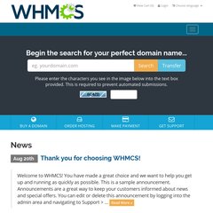 Server, Central do Cliente, Acessar, Novo cadastro/Registro
