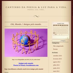 Cantinho da Poesia & Luz para a Vida.
