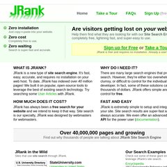 Free Site Search Engine - put a search engine on your web site or add search to your blog