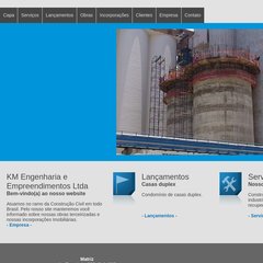 KM Engenharia Ltda. - Capa KM Engenharia Ltda. - Capa