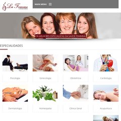 lafemmeconsultorios.com.br Institucional, Corpo Clínico, Dicas de Saúde