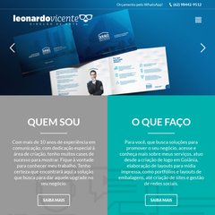 Leonardo Vicente | Criação de Logotipo, Logomarca, Identidade Visual e Site em Goiânia