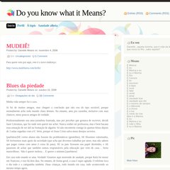  Saudade&nbsp;alheia, MUDEIÊ!, Uncategorized, 1 Comentário