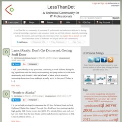 lessthandot.com Blog, Wiki, Forum