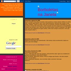 Borboletas na Janela