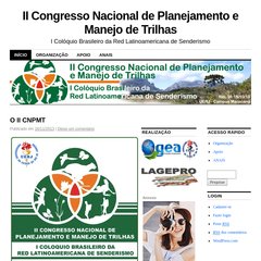 II Congresso Nacional de Planejamento e Manejo de Trilhas | I Colóquio Brasileiro