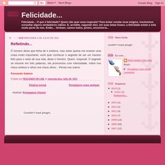 Felicidade...