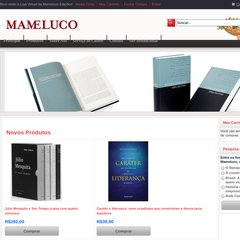 Loja Virtual Mameluco Página Principal