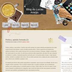 Blog do Lucas Araújo.
