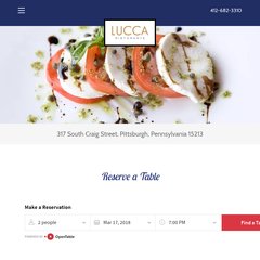 luccaristorante.com INFO, MENUS, REVIEWS
