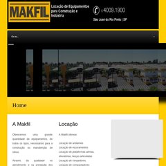 Home | Makfil Andaimes - Plataformas elevatórias - escoramentos