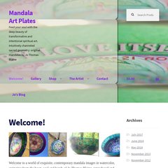 Mandala Art Plates | Inspiring tools for mindful eating and deliberate creation