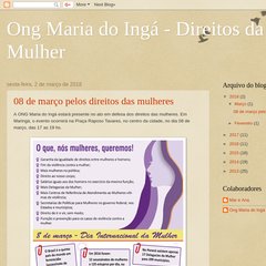 Ong Maria do Ingá - Direitos da Mulher