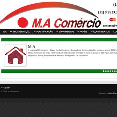 M.A Comércio » Material para encadernação, insumos gráficos e papeis especiais.