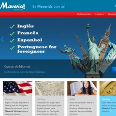 maverickidiomas.com.br cursos de idiomas, inglês, francês