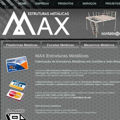 ESTRUTURAS METÁLICAS – FABRICAÇÃO DE COBERTURAS E MEZANINOS - MAX ESTRUTURAS