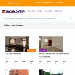 Maximóveis, Imobiliaria em Atibaia - WebSite