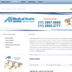 MEDICAL HEALTH - MEDICAL HEALTH SAÚDE - SITE DA MEDICAL HEALTH