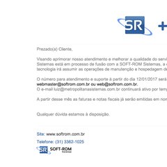 :: Metropolitana Sistemas :: Web-sites e sistemas específicos.