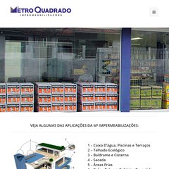 M&sup2; | Metro Quadrado Impermeabiliza&ccedil;&otilde;es | Resina Acr&iacute;lica,